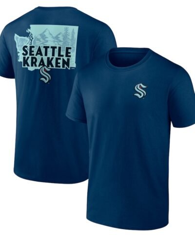 Seattle Kraken Territorial T-Shirt - Deep Sea Blue