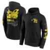 Utah Jazz Fanatics Game Time Crossover Pullover Hoodie - Black