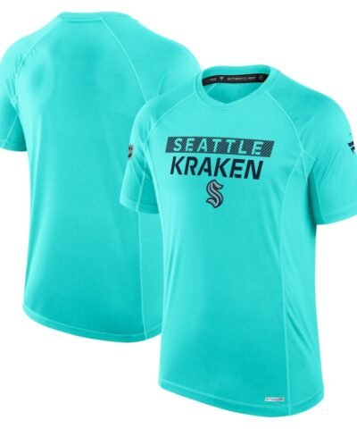 Seattle Kraken Fanatics Authentic Pro Rink Tech T-Shirt - Blue
