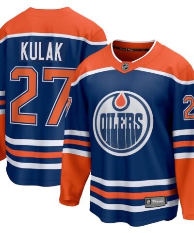 Brett Kulak Edmonton Oilers Fanatics Home Breakaway Player Jersey - Royal