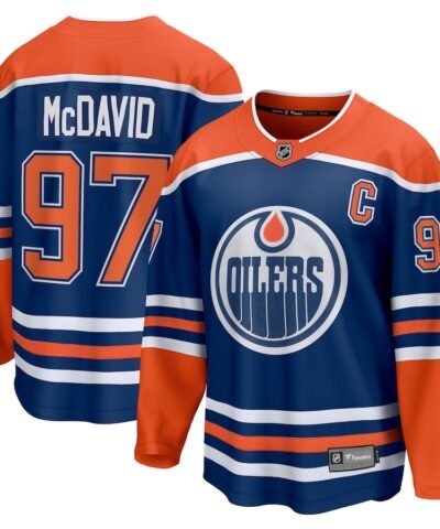 Connor McDavid Edmonton Oilers Fanatics Home Breakaway Jersey - Royal