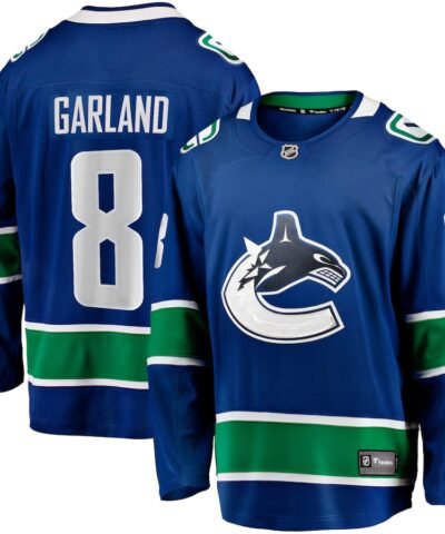 Conor Garland Vancouver Canucks Fanatics Home Breakaway Jersey - Blue