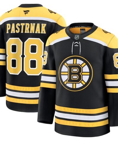David Pastrnak Boston Bruins Fanatics Home Premium Jersey - Black
