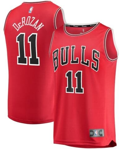 DeMar DeRozan Chicago Bulls Fanatics Fast Break Road Replica Jersey - Icon Edition - Red