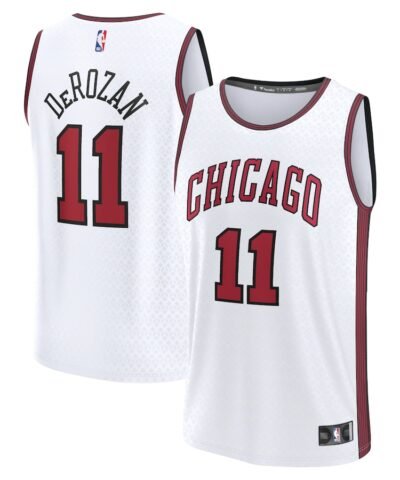 DeMar DeRozan Chicago Bulls Fanatics Fastbreak Jersey - City Edition - White