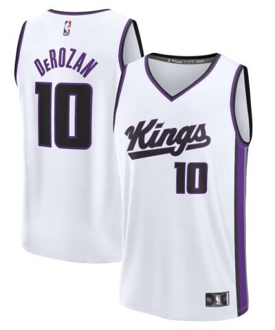 DeMar DeRozan Sacramento Kings Fanatics Fast Break Replica Player Jersey - Association Edition - White