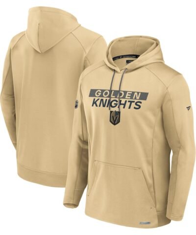 Vegas Golden Knights Fanatics Authentic Pro Alternate Fleece Pullover Hoodie - Gold