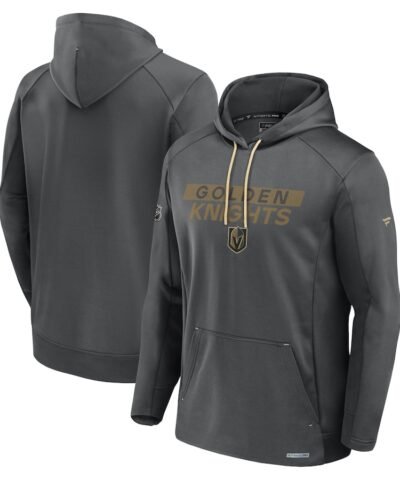 Vegas Golden Knights Fanatics Authentic Pro Rink Fleece Pullover Hoodie - Gray