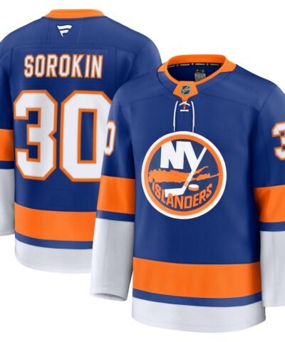 Ilya Sorokin New York Islanders Fanatics Home Premium Jersey - Royal
