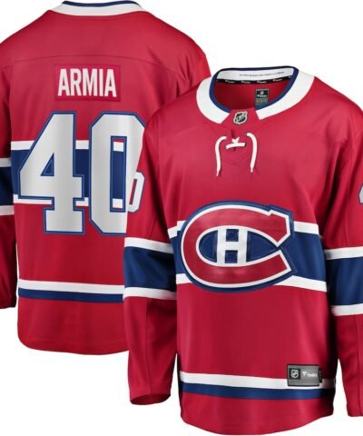 Joel Armia Montreal Canadiens Fanatics Home Breakaway Player Jersey - Red
