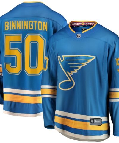 Jordan Binnington St. Louis Blues Fanatics Alternate Premier Breakaway Player Jersey - Blue