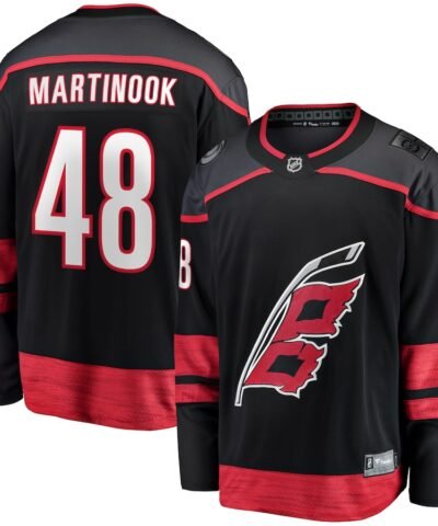 Jordan Martinook Carolina Hurricanes Fanatics Home Breakaway Jersey - Black