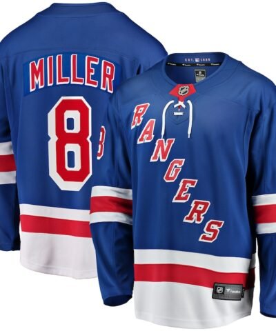 J.T. Miller New York Rangers Fanatics Home Breakaway Jersey - Blue