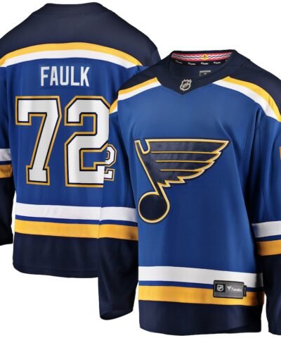 Justin Faulk St. Louis Blues Fanatics Home Breakaway Player Jersey - Blue