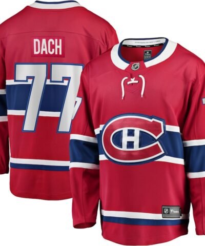 Kirby Dach Montreal Canadiens Fanatics Home Breakaway Player Jersey - Red
