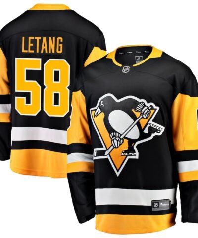Kris Letang Pittsburgh Penguins Fanatics Home Breakaway Jersey - Black