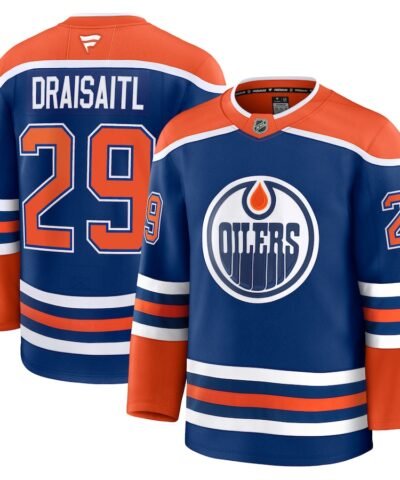 Leon Draisaitl Edmonton Oilers Fanatics Home Premium Jersey - Royal