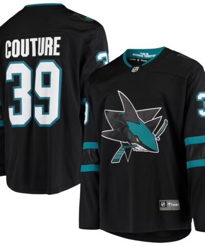 Logan Couture San Jose Sharks Fanatics Alternate Breakaway Jersey - Black