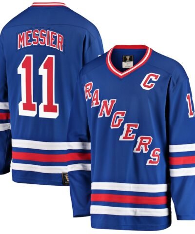 Mark Messier New York Rangers Fanatics Premier Breakaway Retired Player Jersey - Blue
