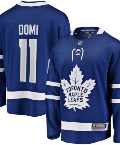 Max Domi Toronto Maple Leafs Fanatics Home Breakaway Jersey - Blue