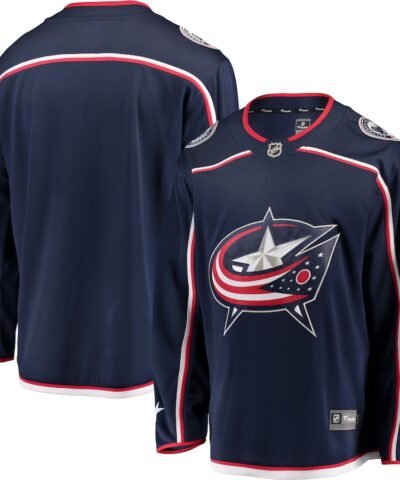 Columbus Blue Jackets Fanatics Breakaway Home Jersey - Navy