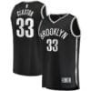 Nicolas Claxton Brooklyn Nets Fanatics Fast Break Replica Jersey - Icon Edition - Black
