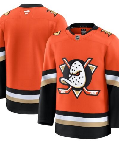 Anaheim Ducks Fanatics Home Premium Jersey - Orange