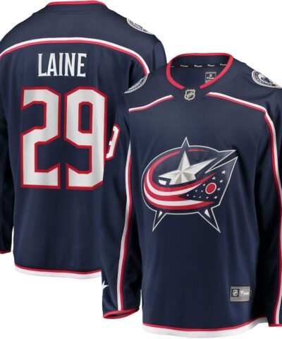 Patrik Laine Columbus Blue Jackets Fanatics Home Breakaway Jersey - Navy