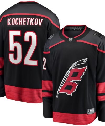 Pyotr Kochetkov Carolina Hurricanes Fanatics Home Premier Breakaway Player Jersey - Black