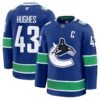 Quinn Hughes Vancouver Canucks Fanatics Home Premium Jersey - Blue