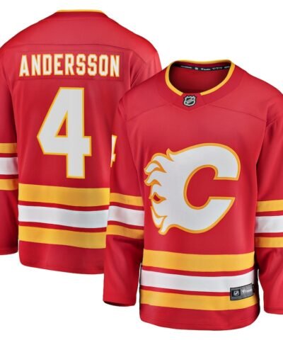 Rasmus Andersson Calgary Flames Fanatics Home Team Breakaway Player Jersey - Red