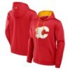 Calgary Flames Fanatics Defender Pullover Hoodie - Red