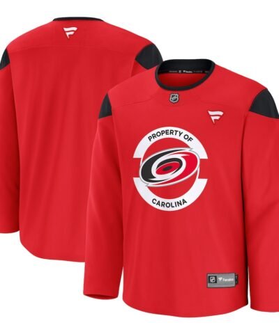 Carolina Hurricanes Fanatics Home Practice Jersey - Red