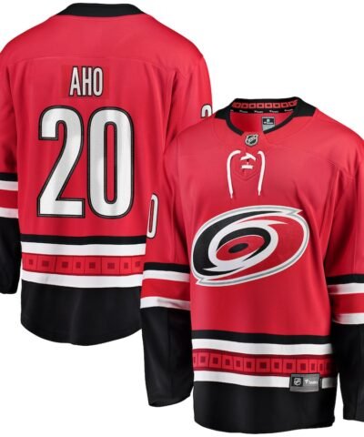 Sebastian Aho Carolina Hurricanes Fanatics Alternate Breakaway Player Jersey - Red