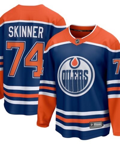 Stuart Skinner Edmonton Oilers Fanatics Home Breakaway Player Jersey - Royal