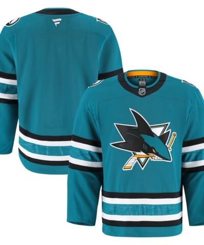 San Jose Sharks Fanatics Home Authentic Pro Jersey - Teal