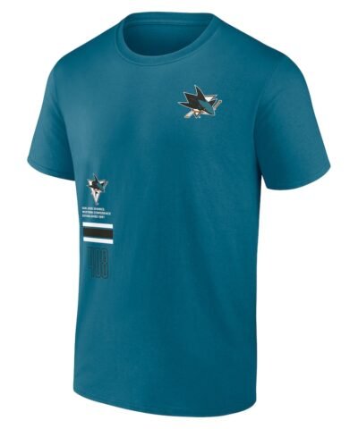 San Jose Sharks Fanatics Represent T-Shirt - Teal