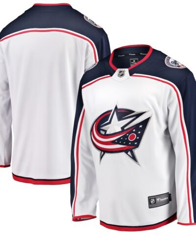 Columbus Blue Jackets Fanatics Breakaway Away Jersey - White