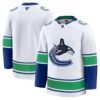 Vancouver Canucks Fanatics Away Premium Jersey - White