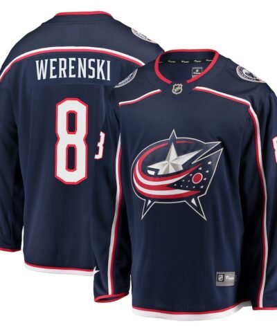 Zach Werenski Columbus Blue Jackets Fanatics Breakaway Jersey - Navy
