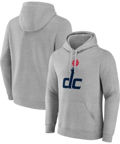 Washington Wizards Alternate Logo Pullover Hoodie - Gray