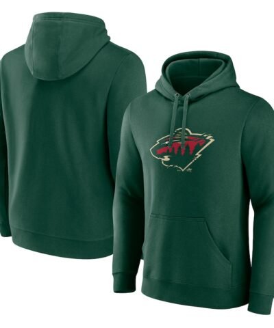 Minnesota Wild Represent Pullover Hoodie - Green