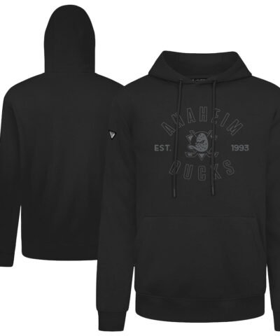 Anaheim Ducks Levelwear Podium Abyssal Pullover Hoodie - Black