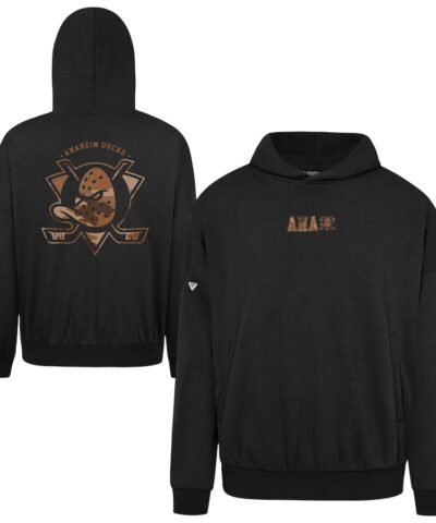 Anaheim Ducks Levelwear Pullover Hoodie - Black