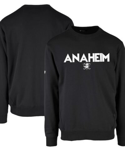 Anaheim Ducks Levelwear Zane City Capsule Pullover Sweatshirt - Black