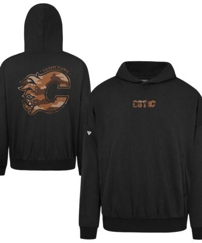 Calgary Flames Levelwear Pullover Hoodie - Black