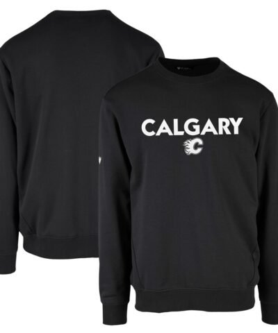 Calgary Flames Levelwear Zane City Capsule Pullover Sweatshirt - Black