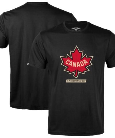 Canada Levelwear 2025 4 Nations Face-Off Richmond T-Shirt - Black