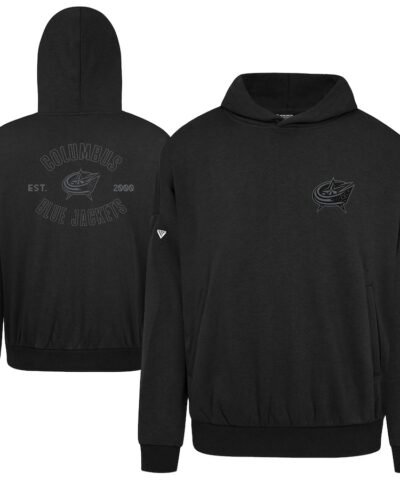 Columbus Blue Jackets Levelwear Contact Nightfall Pullover Hoodie - Black