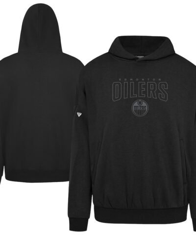 Edmonton Oilers Levelwear Contact Darkmoon Pullover Hoodie - Black